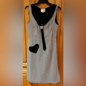 E.C. Star Bon‎ Voyage Nautical Sailor Pinup Girl Rockabilly Retro Dress Sz Large